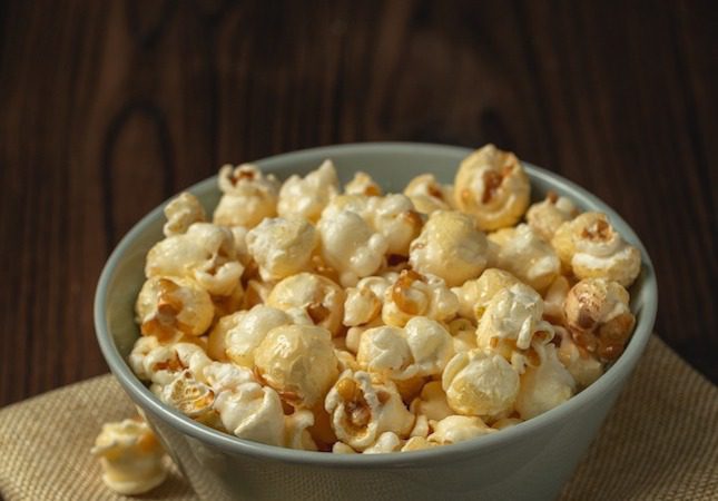 Pipoca de Coco e Laranja