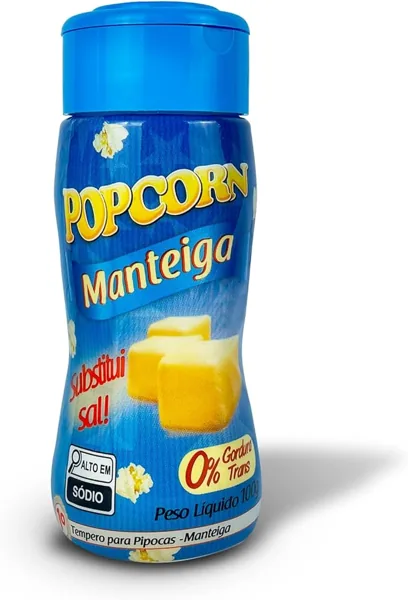 Tempero para Pipoca Sabor Manteiga 100g