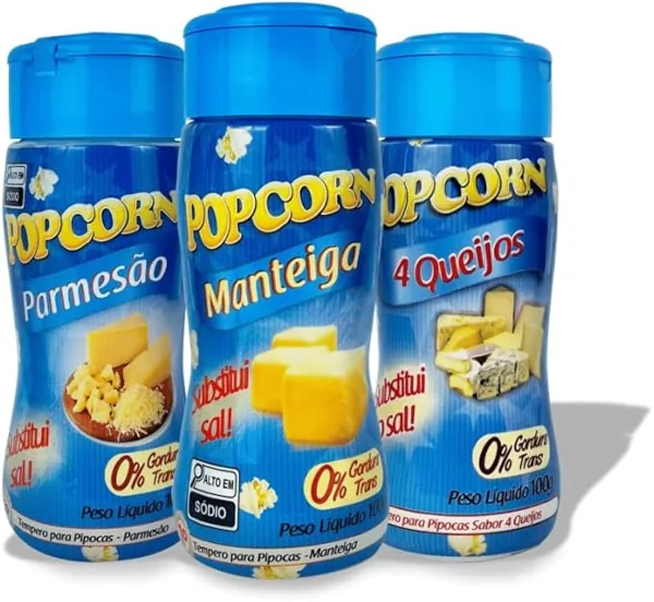 Combo 3 Temperos Manteiga 4 Queijos Parmesão
